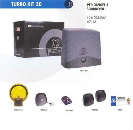 Zvýhodnená sada pre automatické posuvné brány do 300 kg.